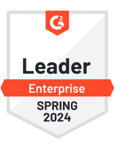 top DLP solution G2 badge enterprise spring 2024